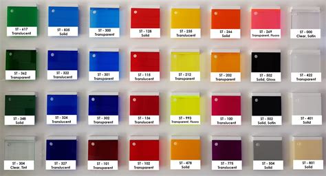 Acrylic Perspex Colors Cut To Size Full Sheet Or Plastic Fabrication