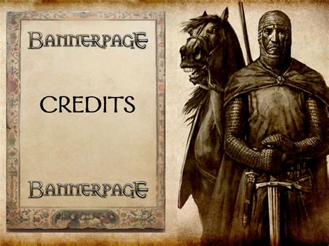 Credits And Sources News Bannerpage Mod For Mount Blade Warband