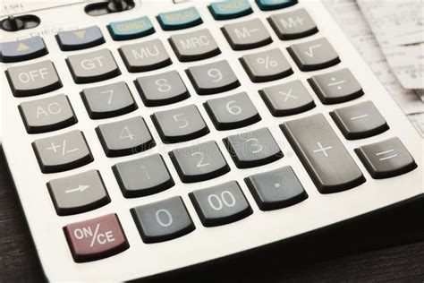 Closeup Of Calculator Keyboard Stock Photo Image Of Calculator Gain