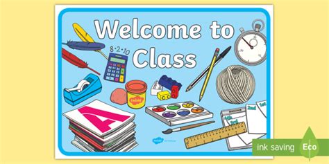 👉 Welcome To Class Poster Teacher Made