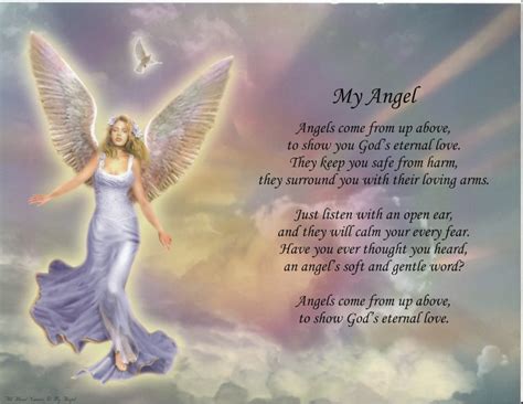 Inspirational Poem My Angel Etsy