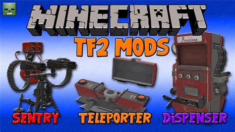Minecraft Mods Tf2 Teleporter Sentry And Dispenser Forge 164 Youtube