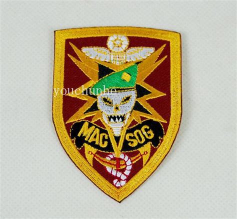 Vietnam Mac V Sog Studies And Observation Group Embroidered Patch