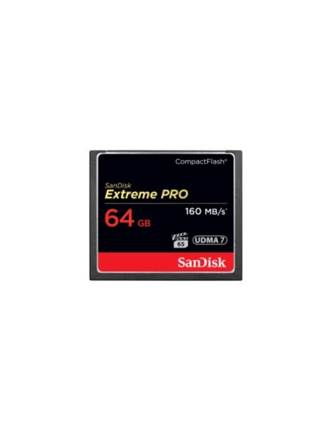 Sandisk Extreme Pro Compactflash Memory Card 64gb One Photographic