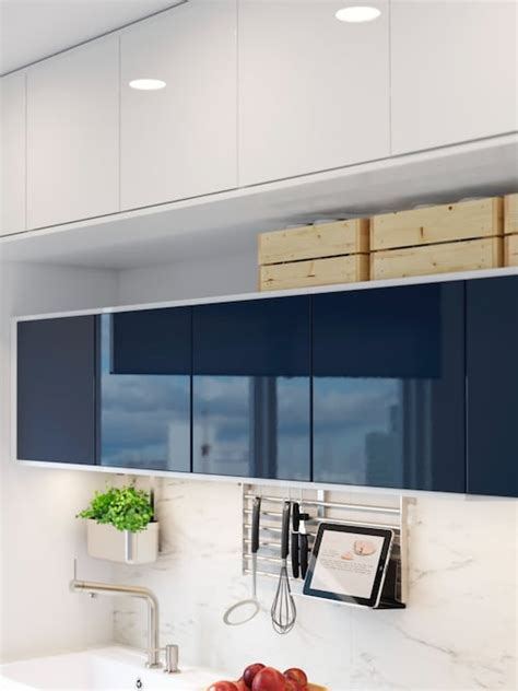 Give Your Kitchen A Touch Of Blue With JÄrsta Cabinet Ikea