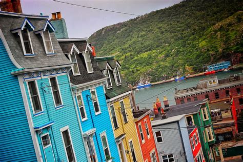 Colourful Houses In St Johns Newfoundland Pics