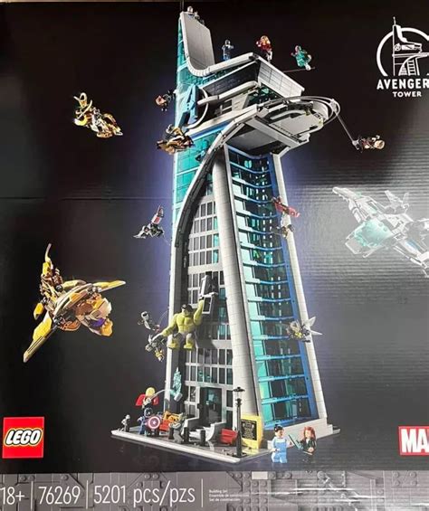 Ce Nouveau Set Lego Marvel 76269 La Tour Des Avengers Se Dévoile En
