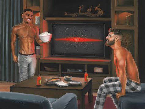 Illustrations Of Gay Intimacy By Michael J Breyette Gayety
