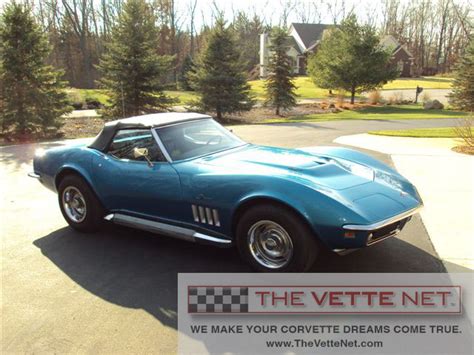 1969 Lemans Blue Convertible Corvette Corvette News