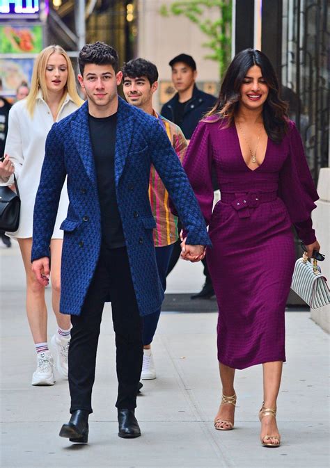 After the wedding, the pair headed to india, where jonas met chopra's family and spent. PRIYANKA CHOPRA and Nick Jonas Out in New York 05/10/2019 ...