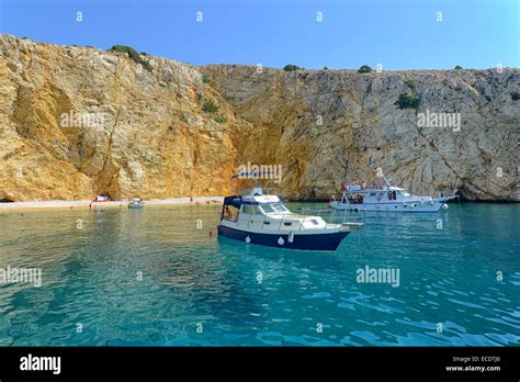 Golden Beach In Island Krk Croatia Stock Photo Alamy