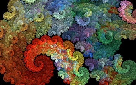 Colorful Spiral Abstraction Wallpapers Hd Wallpapers Id 19170