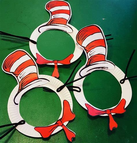 Printable Cat In The Hat Craft