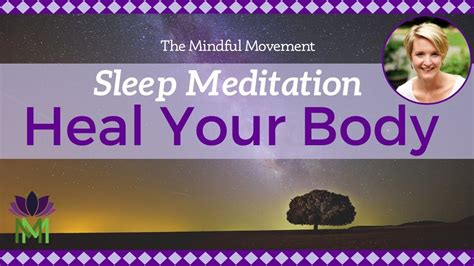 Heal Your Body While You Sleep Deep Sleep Meditation With Delta Waves Mindful Movement Youtube