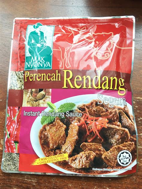 Mak Nyonya Beef Rendang Sauce Review Recipe
