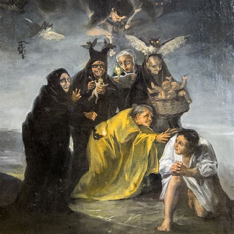 Escena De Brujas Francisco De Goya Arte Paisaje