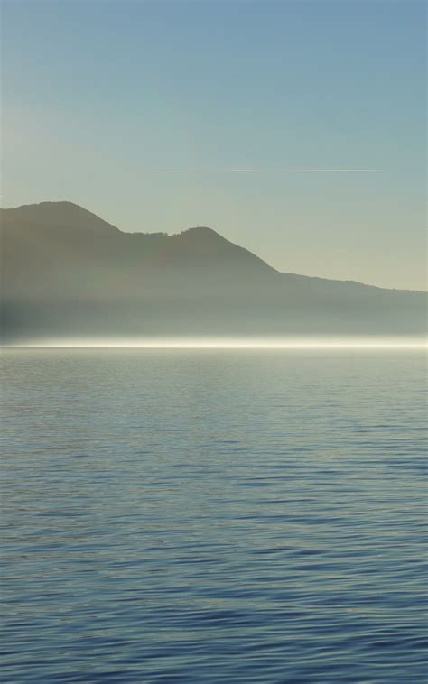 800x1280 Lake Nature Fog Water Mountains Mist Scenic Nexus 7samsung