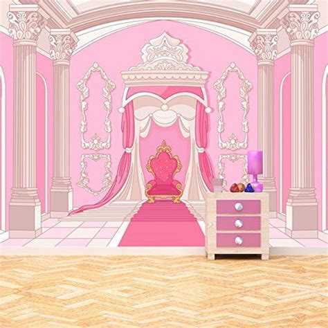 It'll help transform any bedroom into a royal palace. Pink Throne Room Magic Princess Castle Kids Wall Mural ...