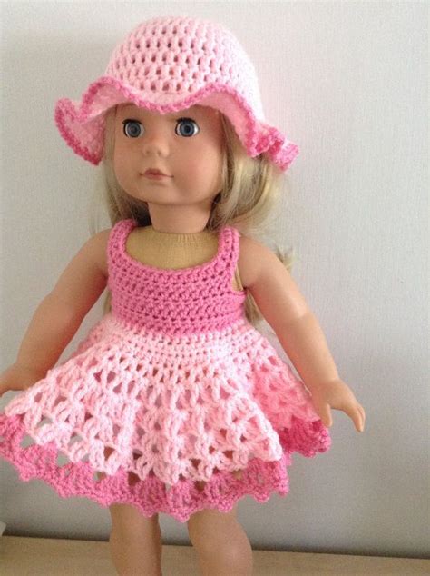 Pdf Crochet Pattern For 18 Inch Doll American Girl Doll Or Etsy