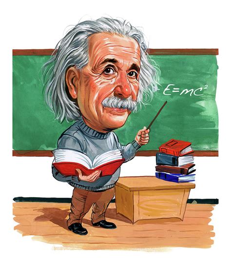 Gambar Karikatur Albert Einstein 52 Koleksi Gambar