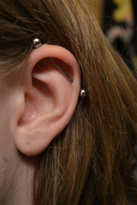 Industrial Piercing Ideas | Piercing, Earings piercings, Ear piercings