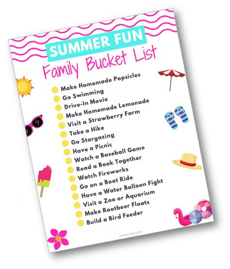 Summer Bucket List I M With Holly