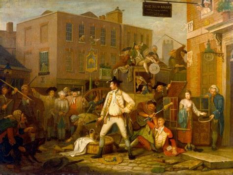 1770 Scene In A London Street By Collet At The Yale Center For