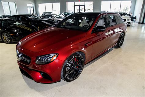 This car has automatic transmission, 6 cylinder engine, 17″ wheels and brown interior. Used 2019 Mercedes-Benz E-Class AMG E 63 S For Sale ($109,900) | Marino Performance Motors Stock ...