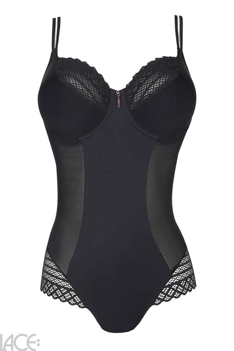 Primadonna Twist East End Body D F Cup Charcoal Lacede