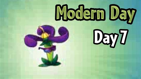 Plants Vs Zombies 2 Modern Day Day 7 Nightshade New Costume Youtube