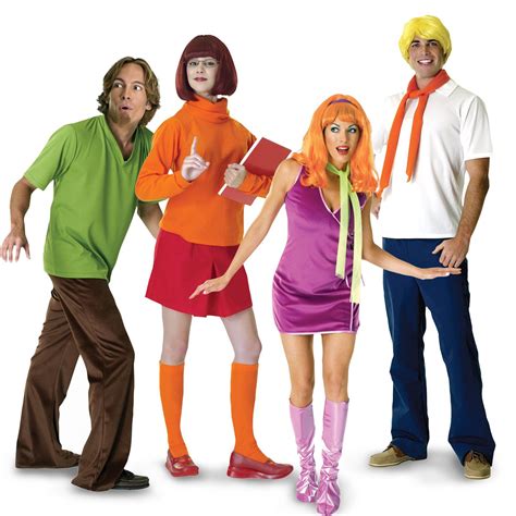 Deluxe Scooby Doo Adult Costume Group Costumes Group Halloween Costumes Scooby Doo Halloween