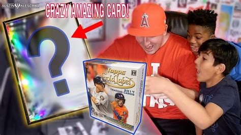 Crazy First Box Opening Topps Gold Label Kleschka Pack Openings Youtube