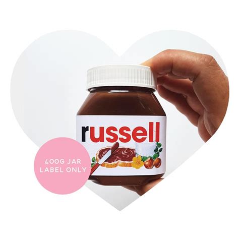 2 tablespoons of nutella contain 200 calories (99 calories come from 11 grams of fat and 80 calories from 21 grams of when it gets cold, use a mixer to make sure it doesn't have any lumps. PERSONALISED NUTELLA JAR label 400g Nutella label | Etsy