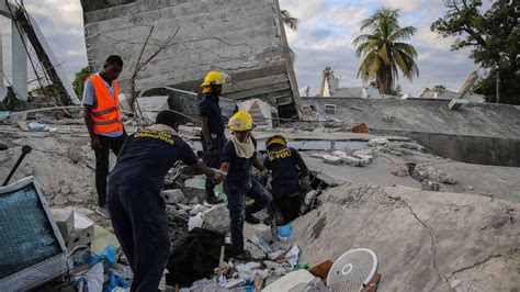 Haiti Earthquake Latest Nearly 1300 People Dead Officials Say Abc7 San Francisco