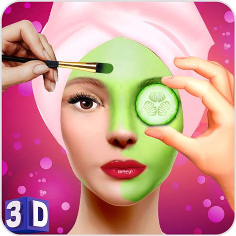 Face Makeup And Beauty Spa Salon Makeover Games 3d Face Spa Mask Apply