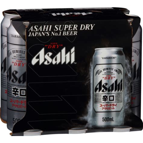 Asahi Super Dry Can 500ml 24 500ml The Liquor Co Op Bacchus Marsh