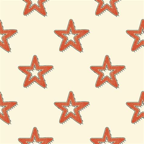 Premium Vector Retro Stars Pattern Abstract Geometric Background In