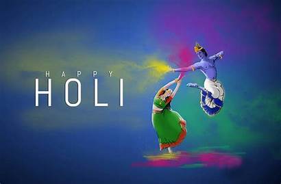 Holi Happy Wallpapers Wishes Greetings Krishna 3d
