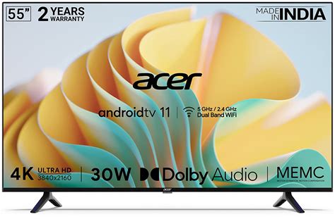 Acer 139 Cm 55 Inches I Series 4k Ultra Hd Android Smart Led Tv Review