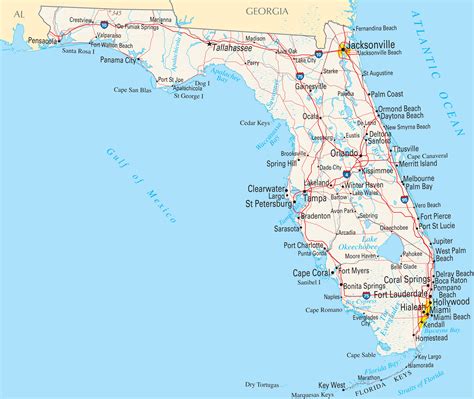 Florida Reference Map Mapsof Net