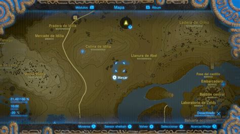 Guía The Legend Of Zelda Breath Of The Wild Localización De Todos Los