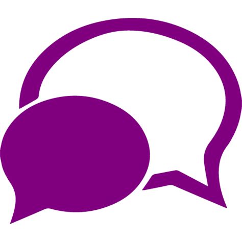 Purple Chat 4 Icon Free Purple Chat Icons