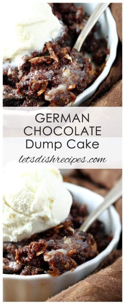 Best easy german chocolate cake from german chocolate cake icing recipe without coconut. German Chocolate Dump Cake | Let's Dish Recipes