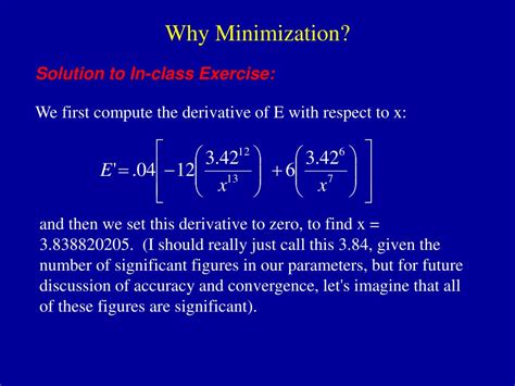 Ppt Mathematical Methods For Minimization Powerpoint Presentation