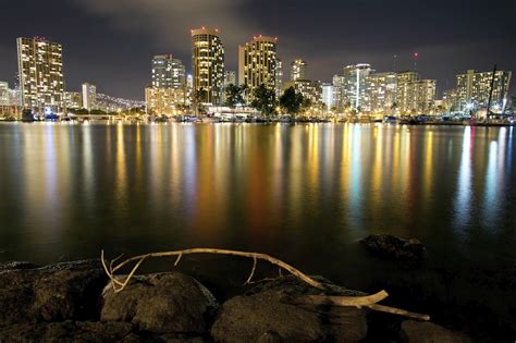 Panoramic View Of Honolulu Hawaii Hdr Wallpapers13com