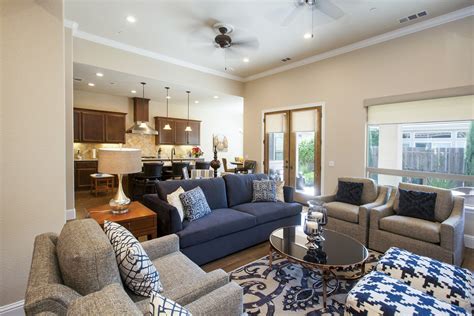 Blue And Beige Living Room Design Kathleen Jennison Design Beige