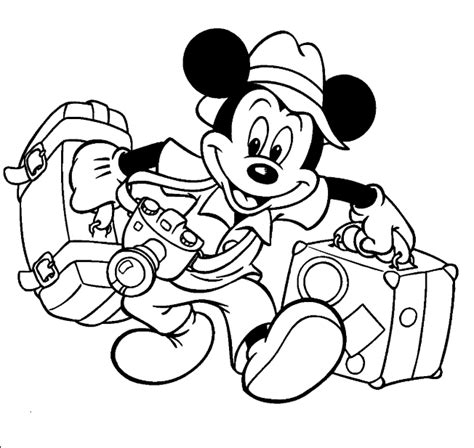 Gambar Untuk Mewarnai Mickey Mouse Gambar Mewarnai Hd Images And