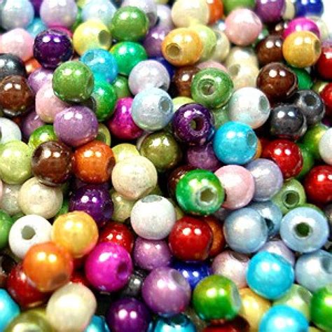 4mm Round Miracle Bead Mix Japanese Miracle Beads Over The Rainbow