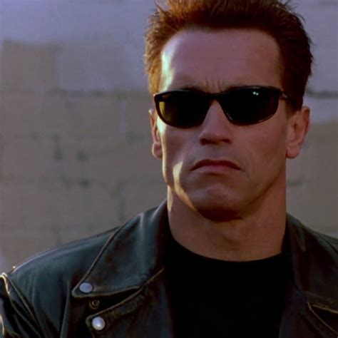 Arnold Schwarzenegger As The Terminator In Grit