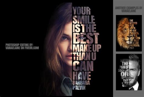 Turn Your Photo Into Cool Powerful Text Typography Poster By